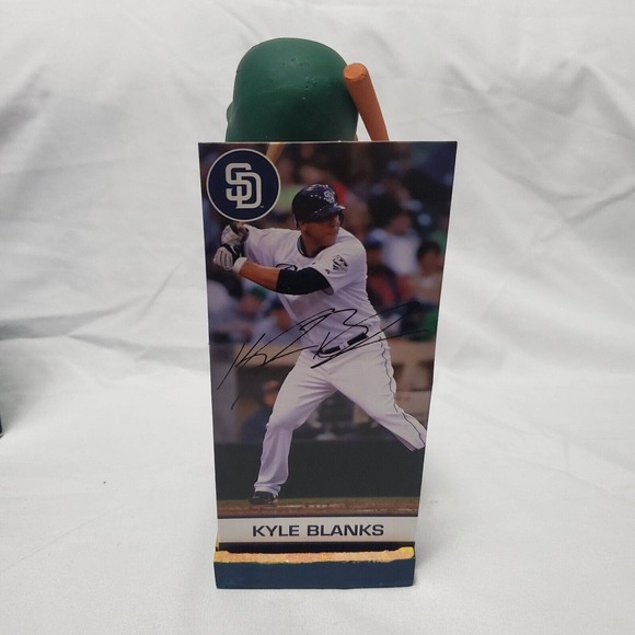 2010 San Diego Padres Bobblehead Camo Kyle Blanks Card #3/5 SGA June 19, 2010 - Picture 4 of 7